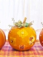 Taller infantil con Calabazas Decoradas